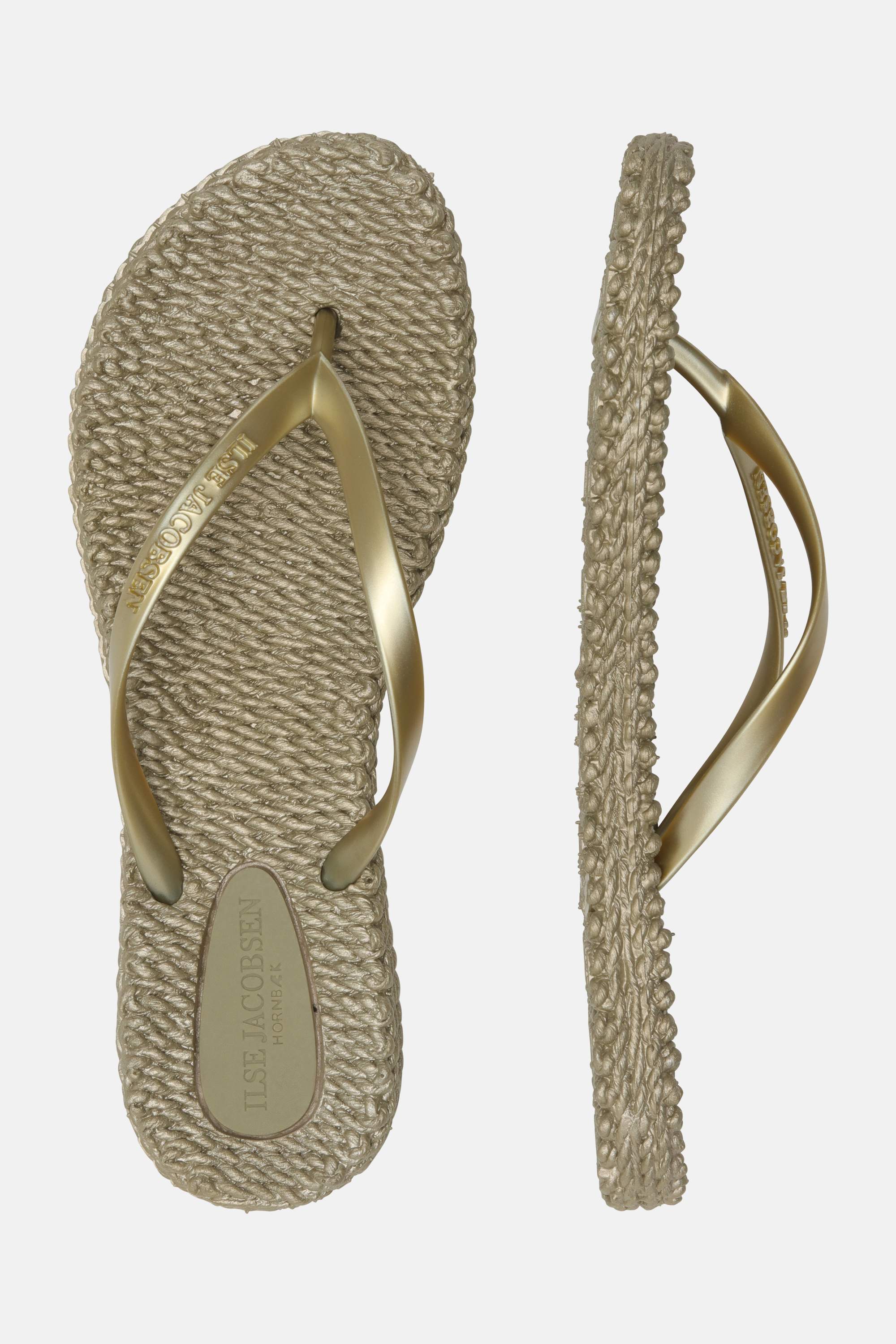 Flip Flops With Logo - Platin